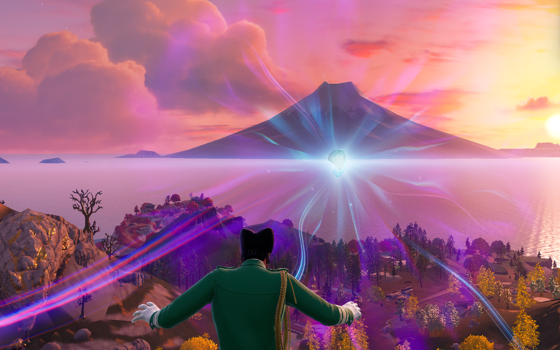 A screenshot taken from the zero hour event.