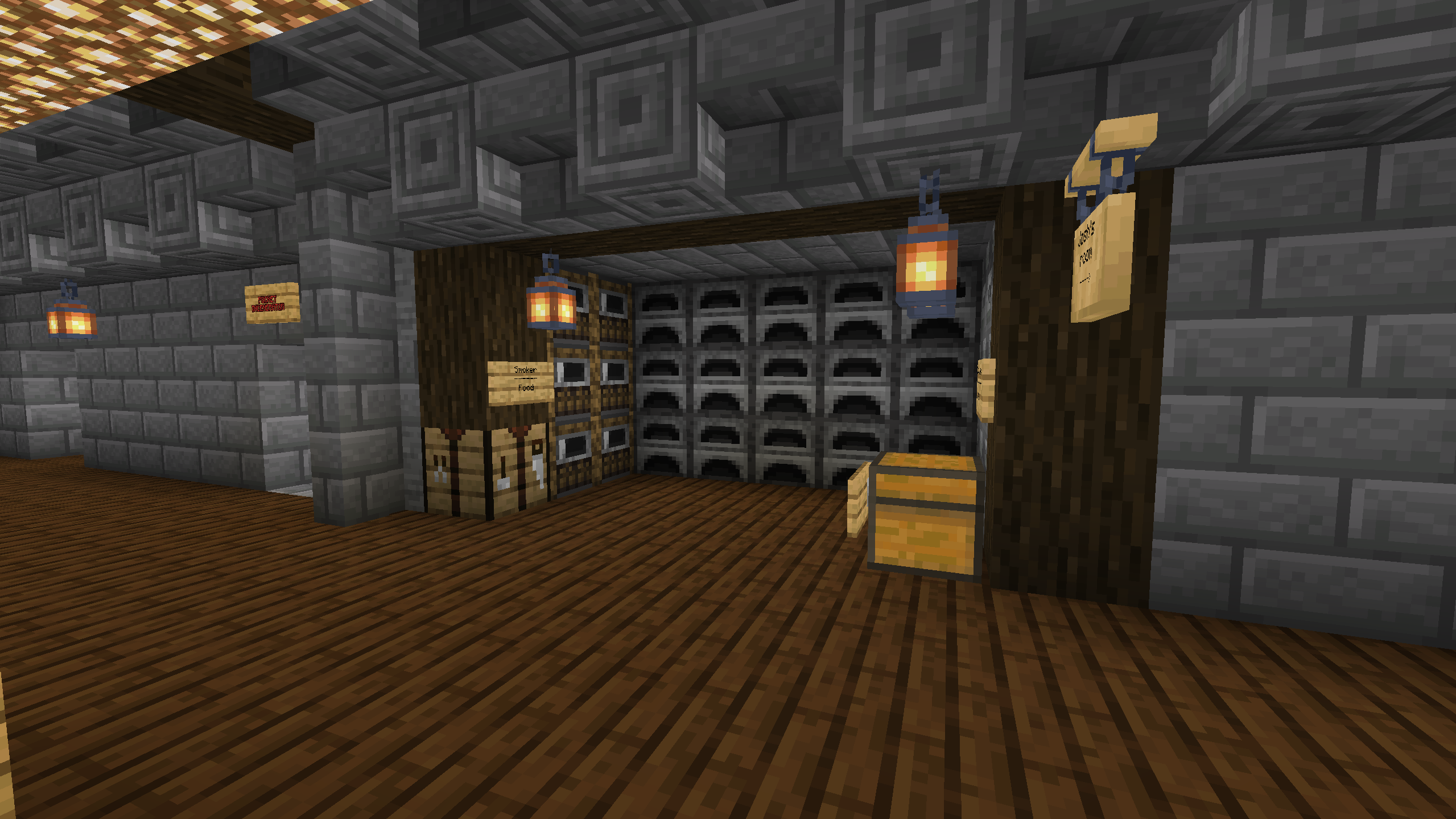 The furnaces inside of the base.